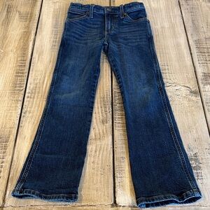 Wrangler Kids Dark Blue boot Slim Jeans